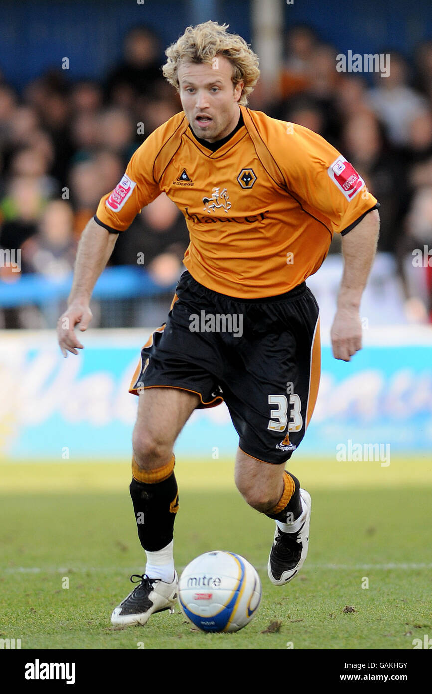 Calcio - Coca Cola Football League Championship - Colchester Regno v Wolverhampton Wanderers - strato di terreno su strada Foto Stock