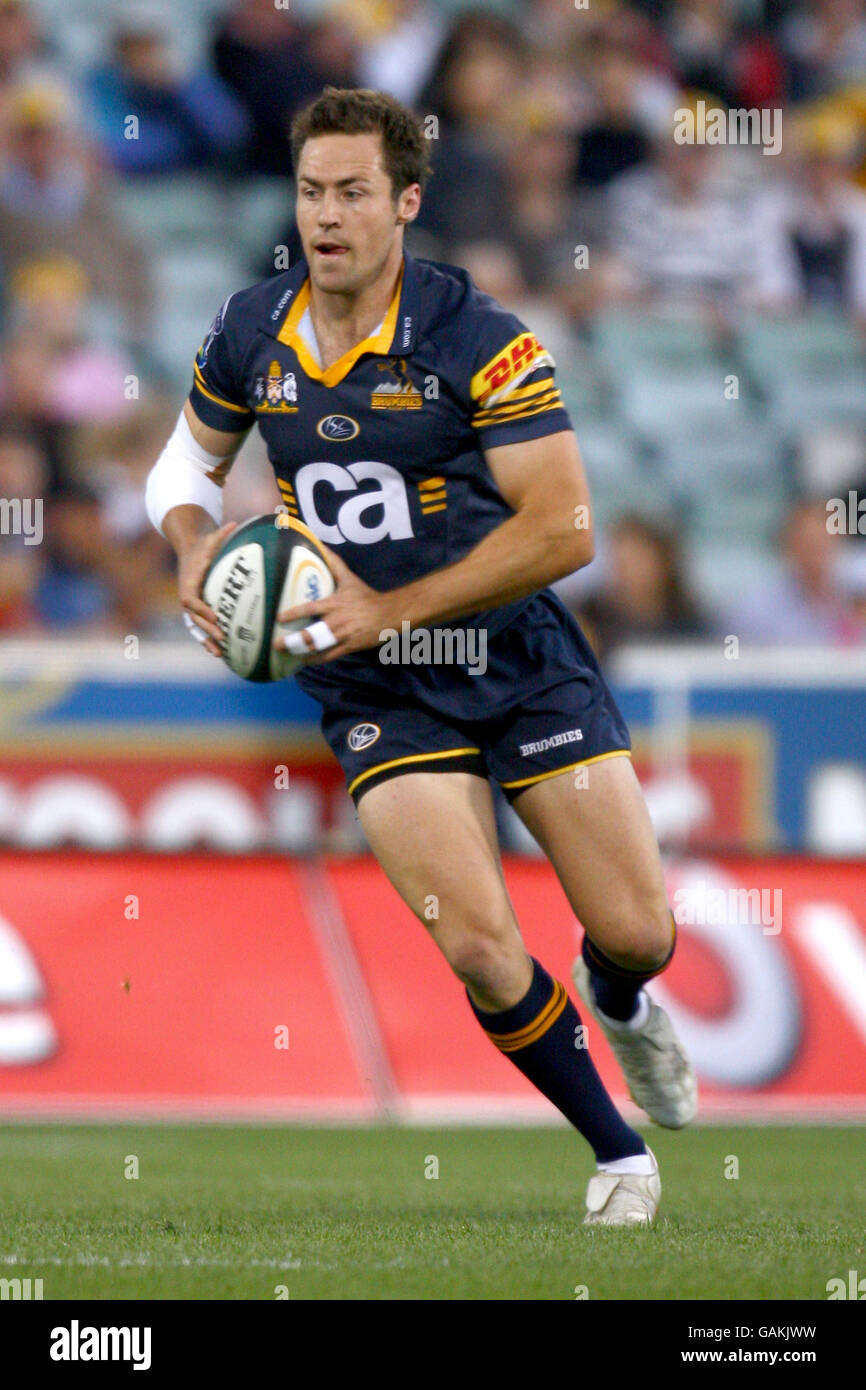 Rugby Union - Investec Super 14 - Brumbies v Montanari - Canberra Stadium Foto Stock