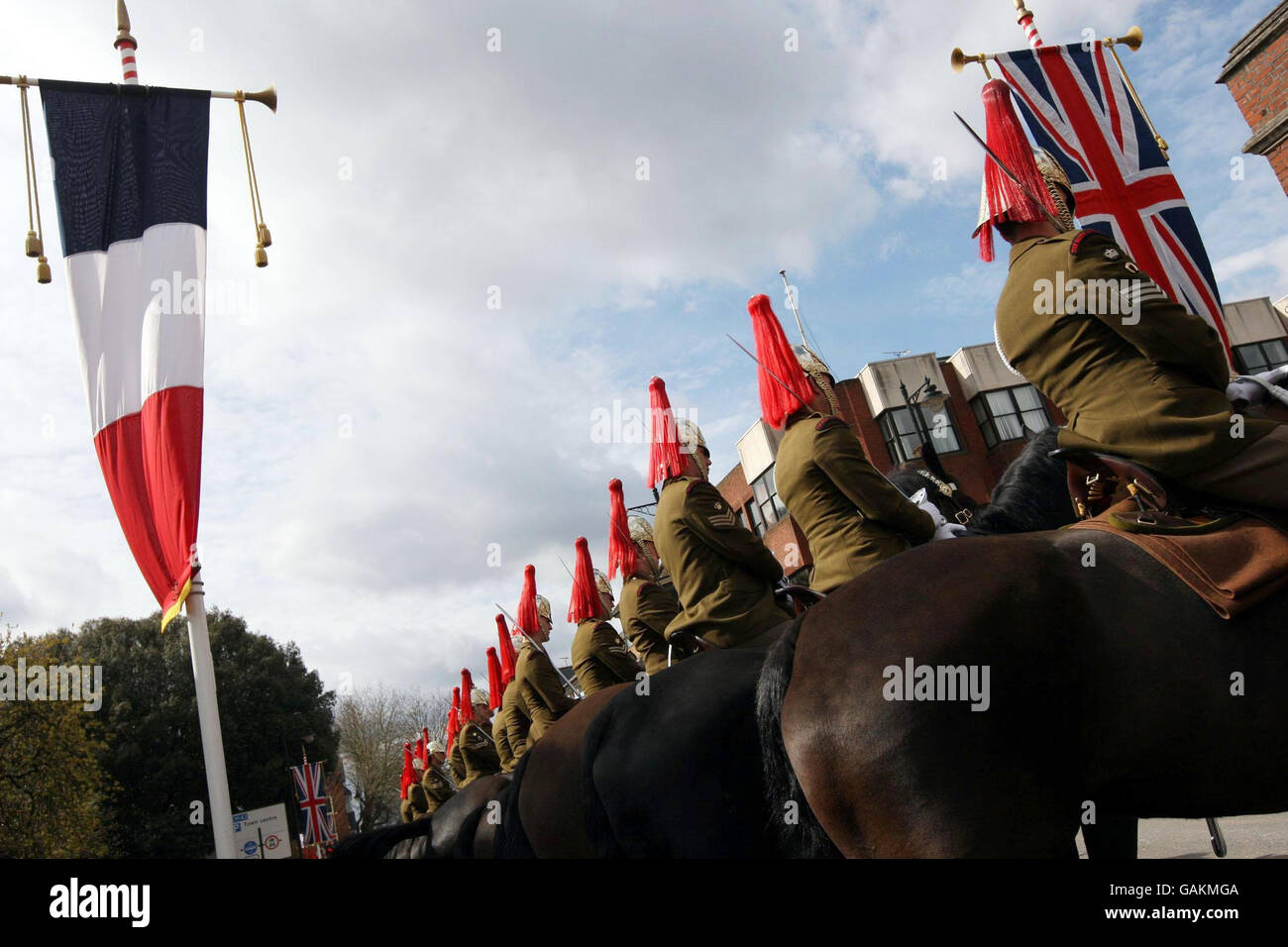 Sarkozy visita di Stato nel Regno Unito Foto Stock