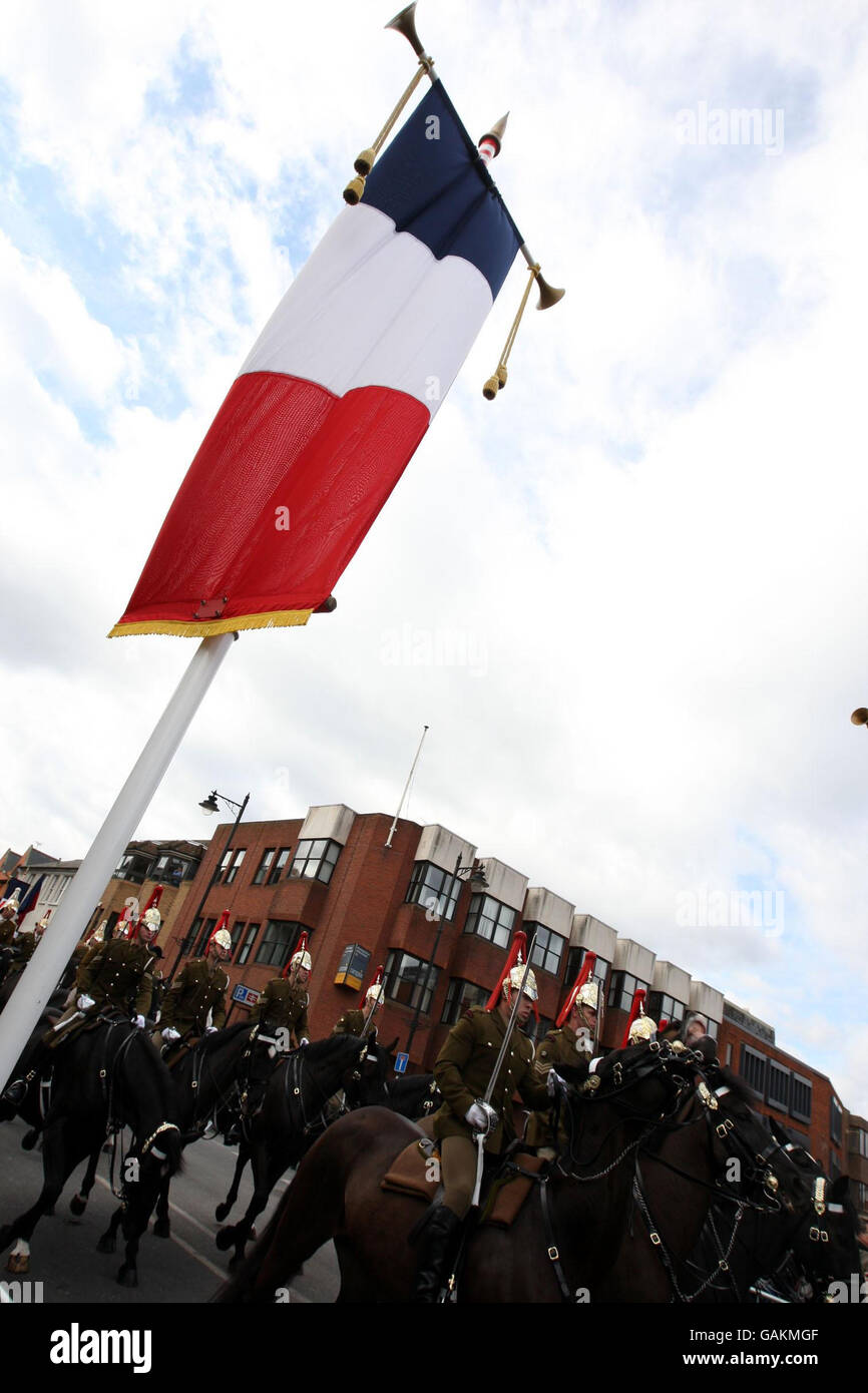 Sarkozy visita di Stato nel Regno Unito Foto Stock