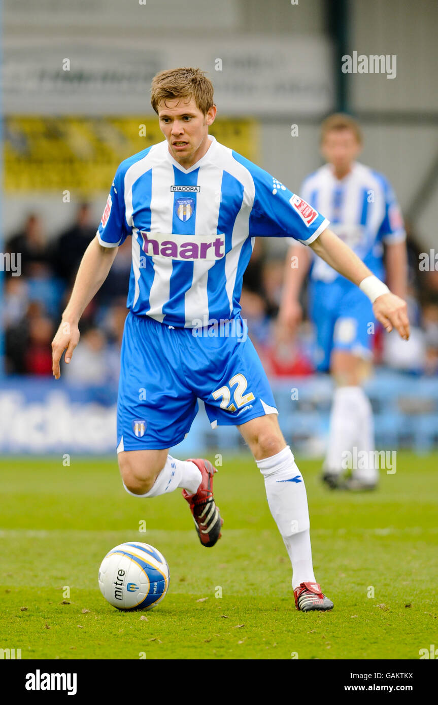 Calcio - Coca Cola Football League Championship - Colchester Regno v Ipswich Town - strato di terreno su strada Foto Stock