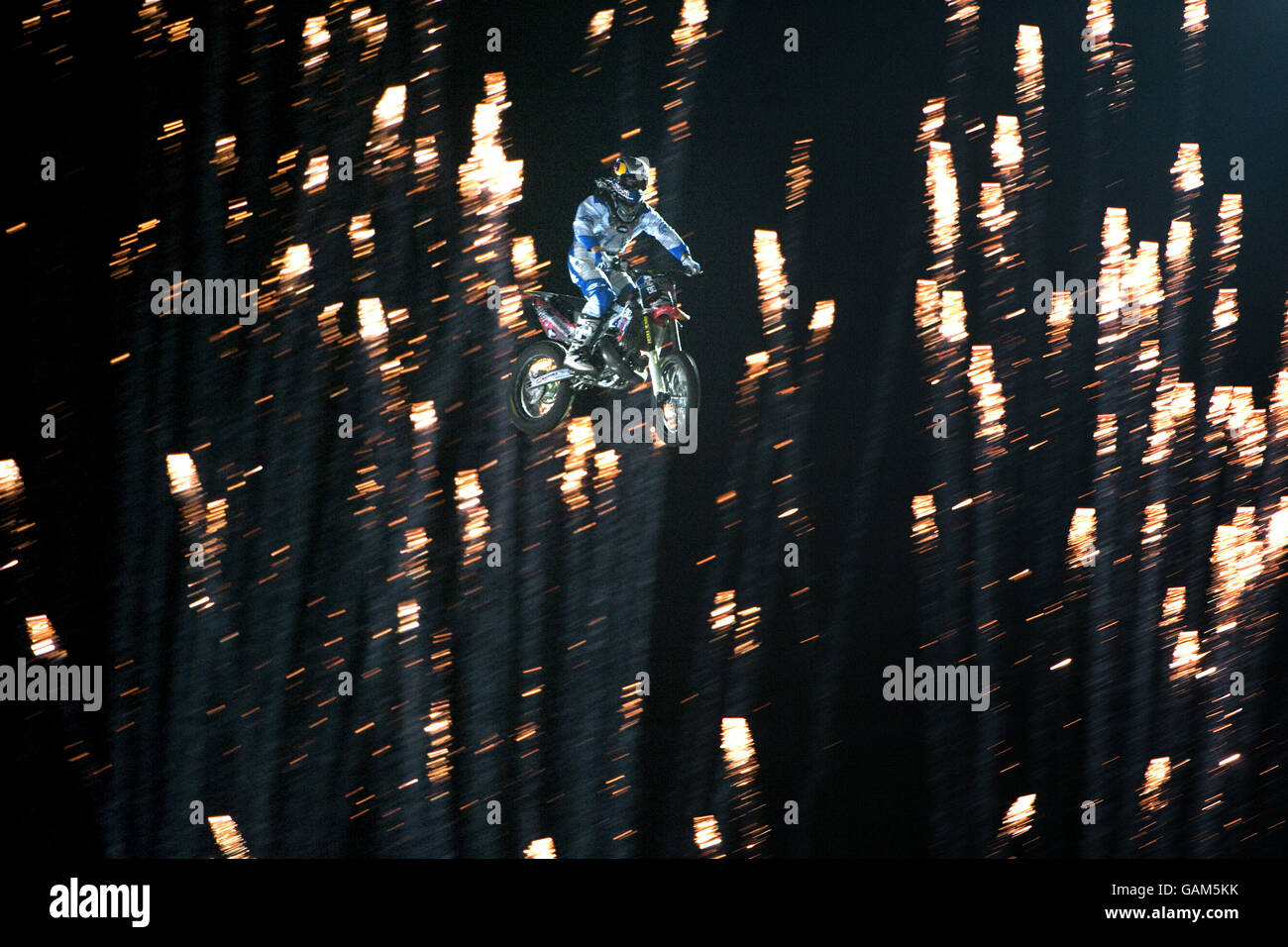 Il motociclismo - Crusty Demons Notte di record del mondo - Calder Park Raceway Foto Stock