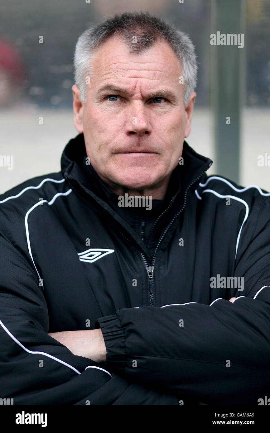 Oxford United contro Stevenage Borough - lo Stadio Kassam. Peter Taylor, direttore di Stevenage Borough Foto Stock