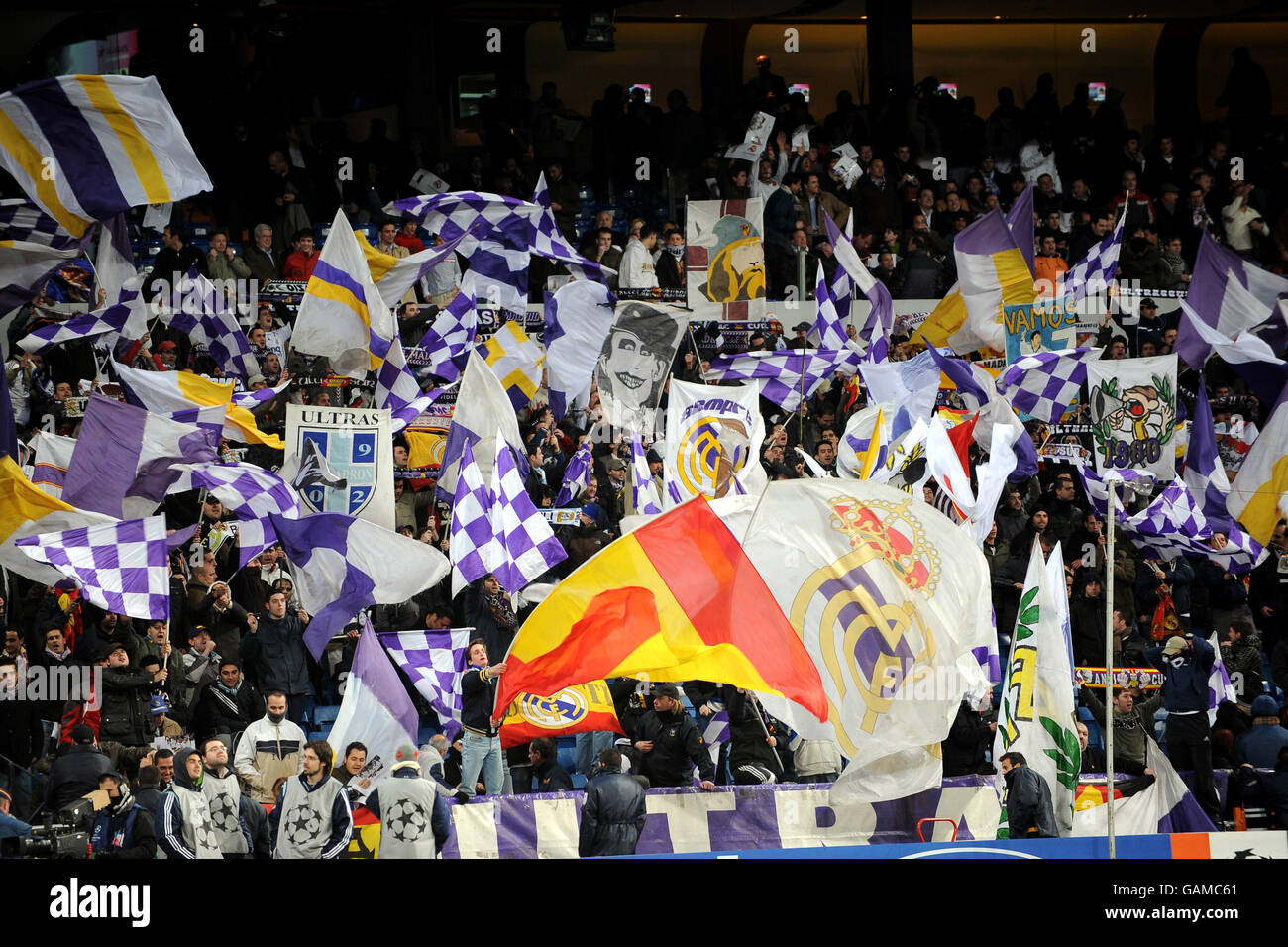 Soccer - UEFA Champions League - Quarti di Finale - seconda gamba - Real Madrid v Roma - Santiago Bernabeu Foto Stock