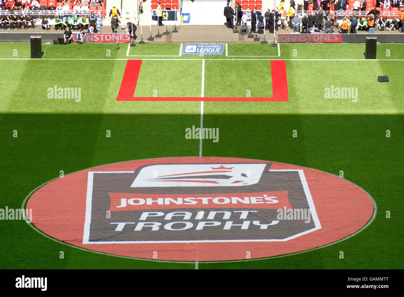 Calcio - Johnstone la vernice Finale Trofeo - Milton Keynes Dons v Grimsby Town - Wembley Stadium Foto Stock