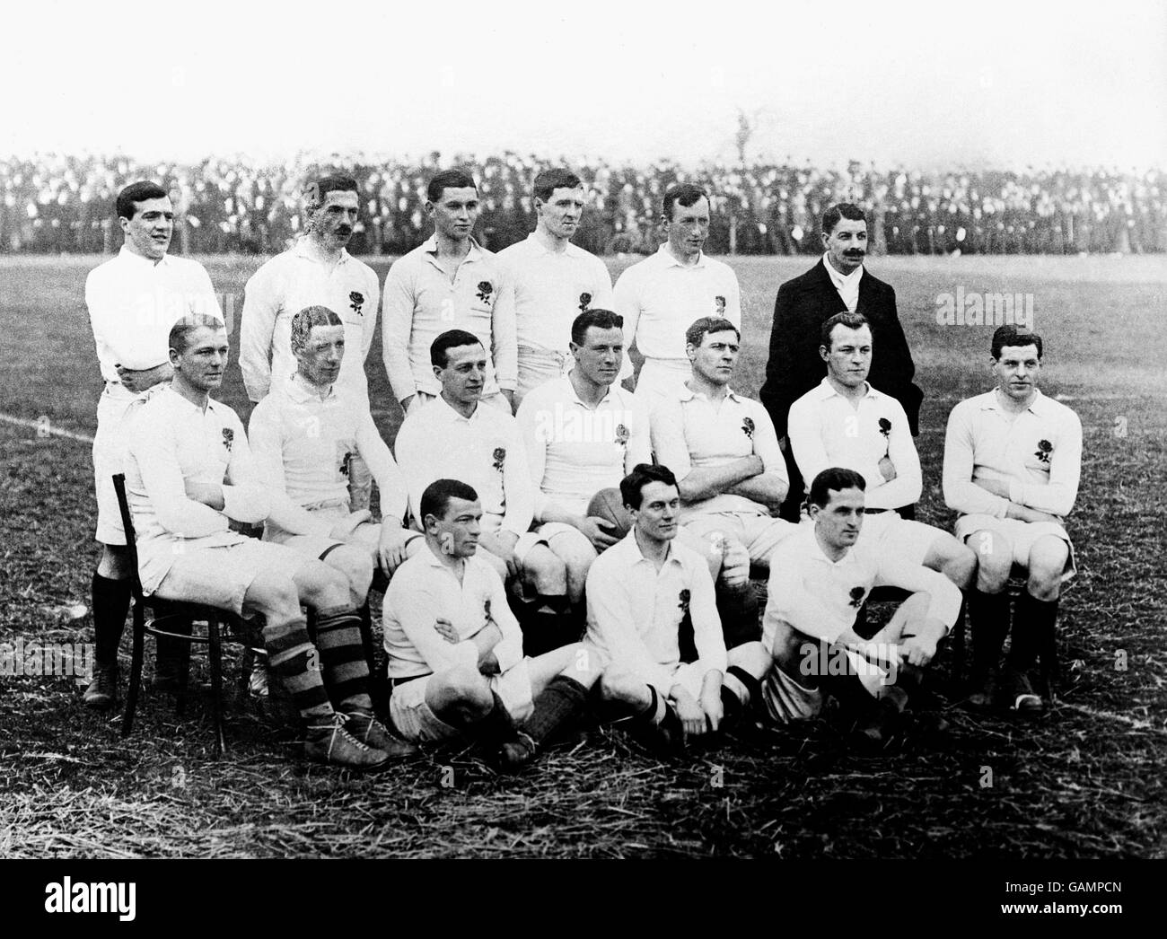 Rugby Union - Inghilterra v Francia - 1911 Foto Stock