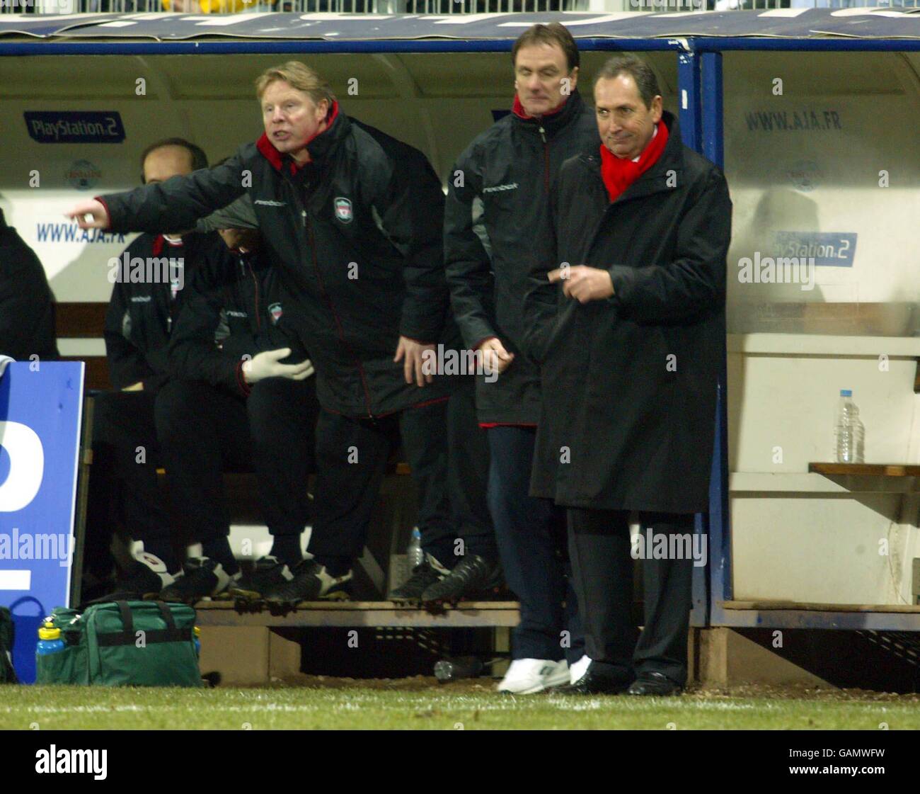 Calcio - Coppa UEFA - quarto round - Prima tappa - Auxerre v Liverpool Foto Stock