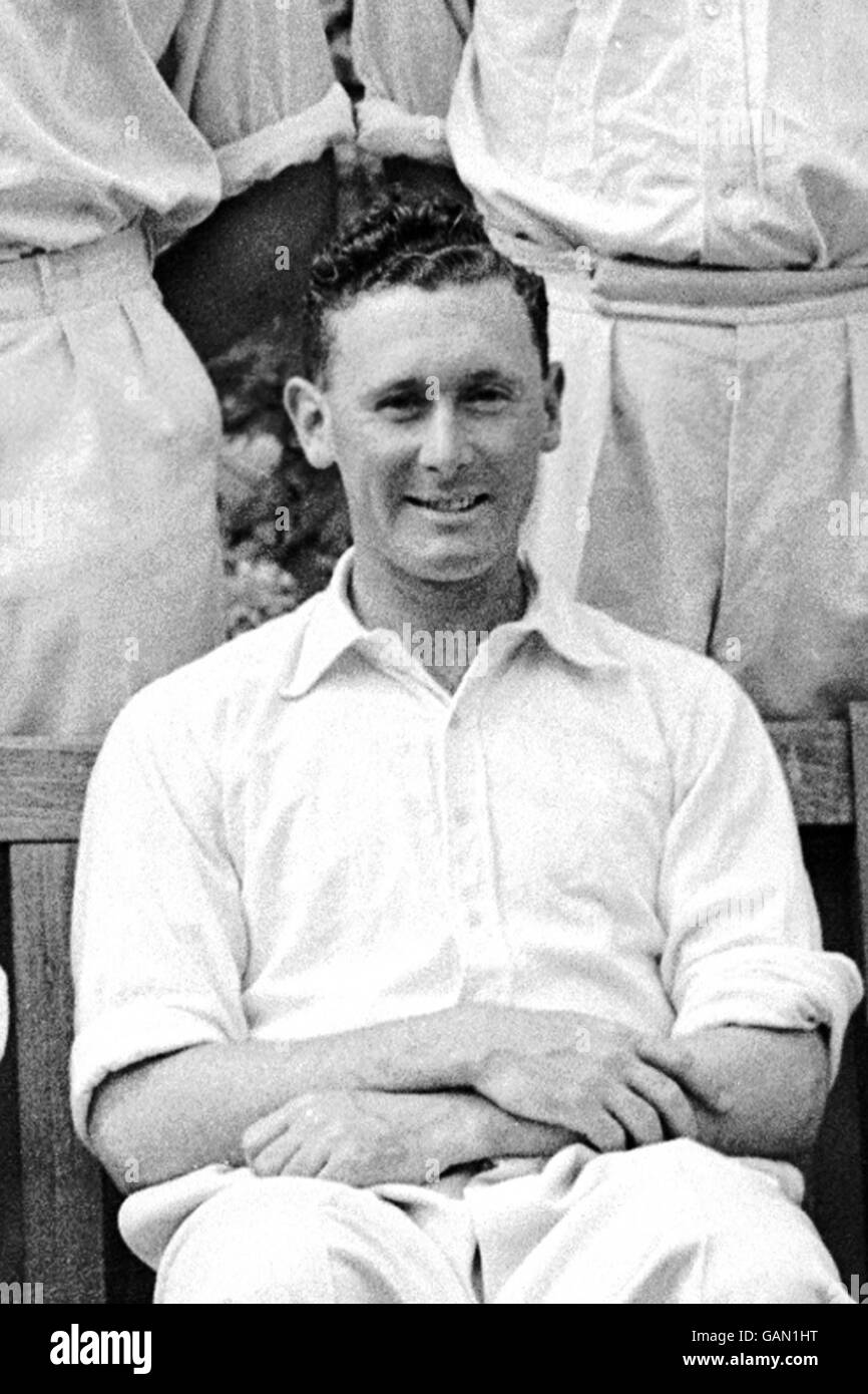 Cricket - Test della terza vittoria - Inghilterra / Australian Services - terza giornata. Bob Cristofani, servizi australiani Foto Stock