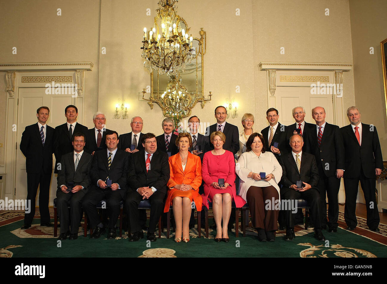 Brian Cowen diventa Taoiseach Foto Stock