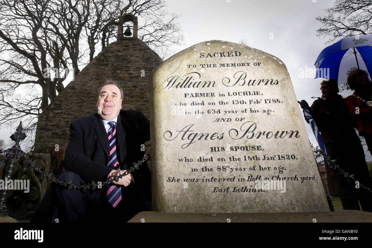 Salmond per riaprire 'Tam o'shanter' sagrato Foto Stock