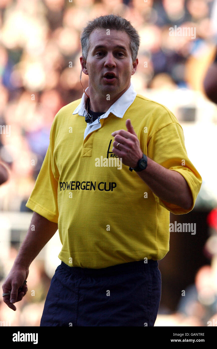 Rugby Union - Powergen Cup - Semifinale - London Irish contro Northampton Saints. Chris White, referente Foto Stock