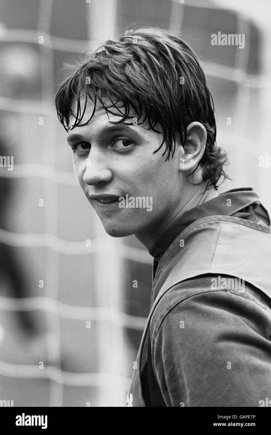 Calcio - Canon League prima Divisione - Everton Photocall - Goodison Park. Gary Lineker, Everton. Foto Stock