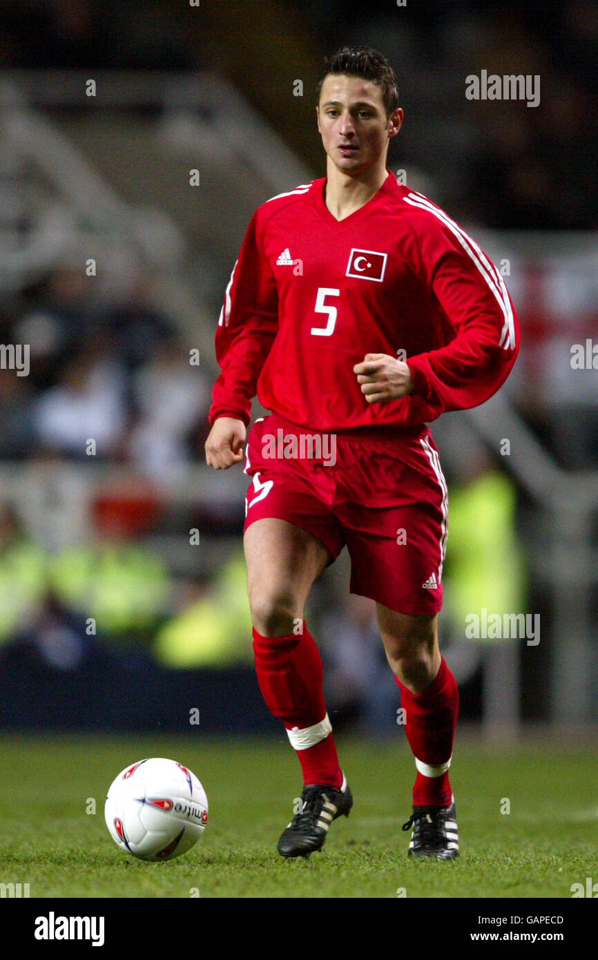 Calcio - europeo Under 21 Campionati 2004 qualificatore - Gruppo sette - Inghilterra / Turchia. Suat Usta, Turchia Foto Stock