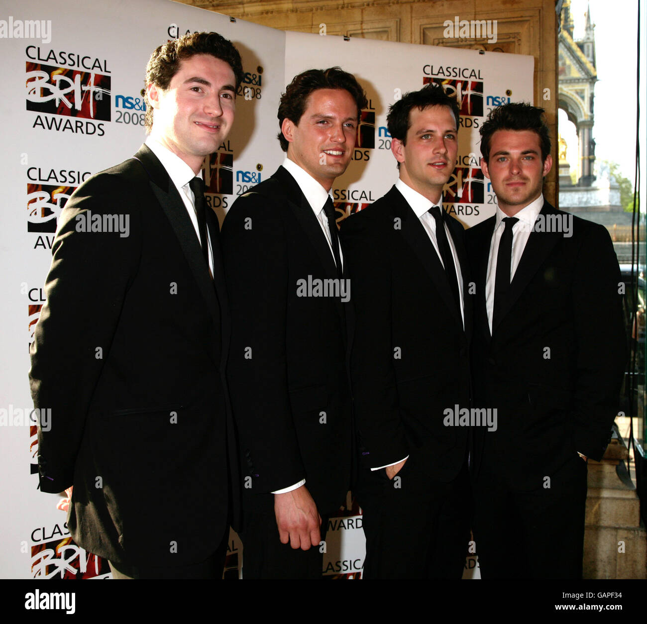 Blake arriva per i Classical Brit Awards 2008, che si tengono alla Royal Albert Hall a ovest di Londra. Foto Stock