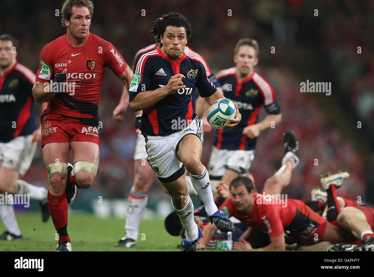 Il Rugby - Heineken Cup - finale - Munster v Toulouse - Millennium Stadium Foto Stock