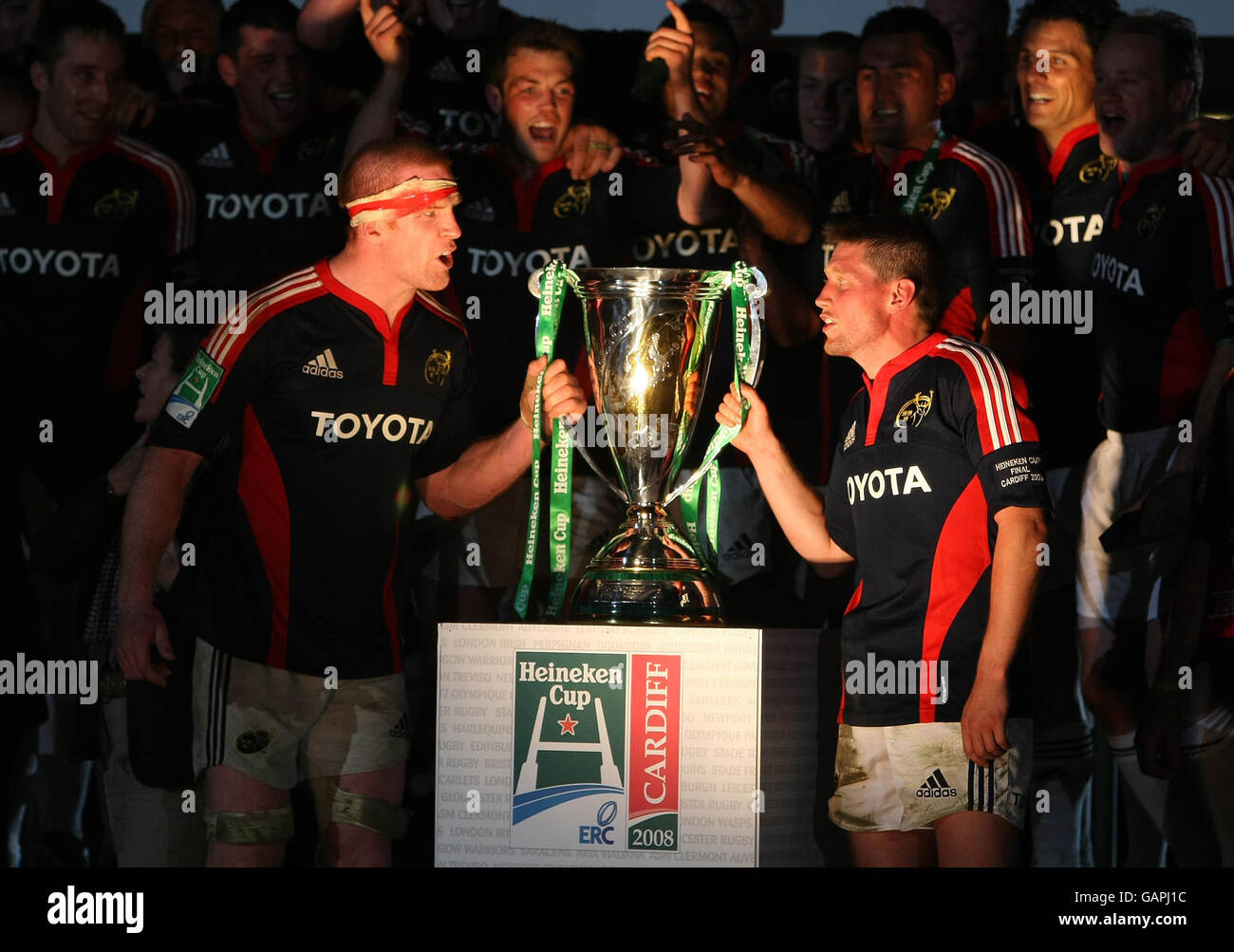 Il Rugby - Heineken Cup - finale - Munster v Toulouse - Millennium Stadium Foto Stock