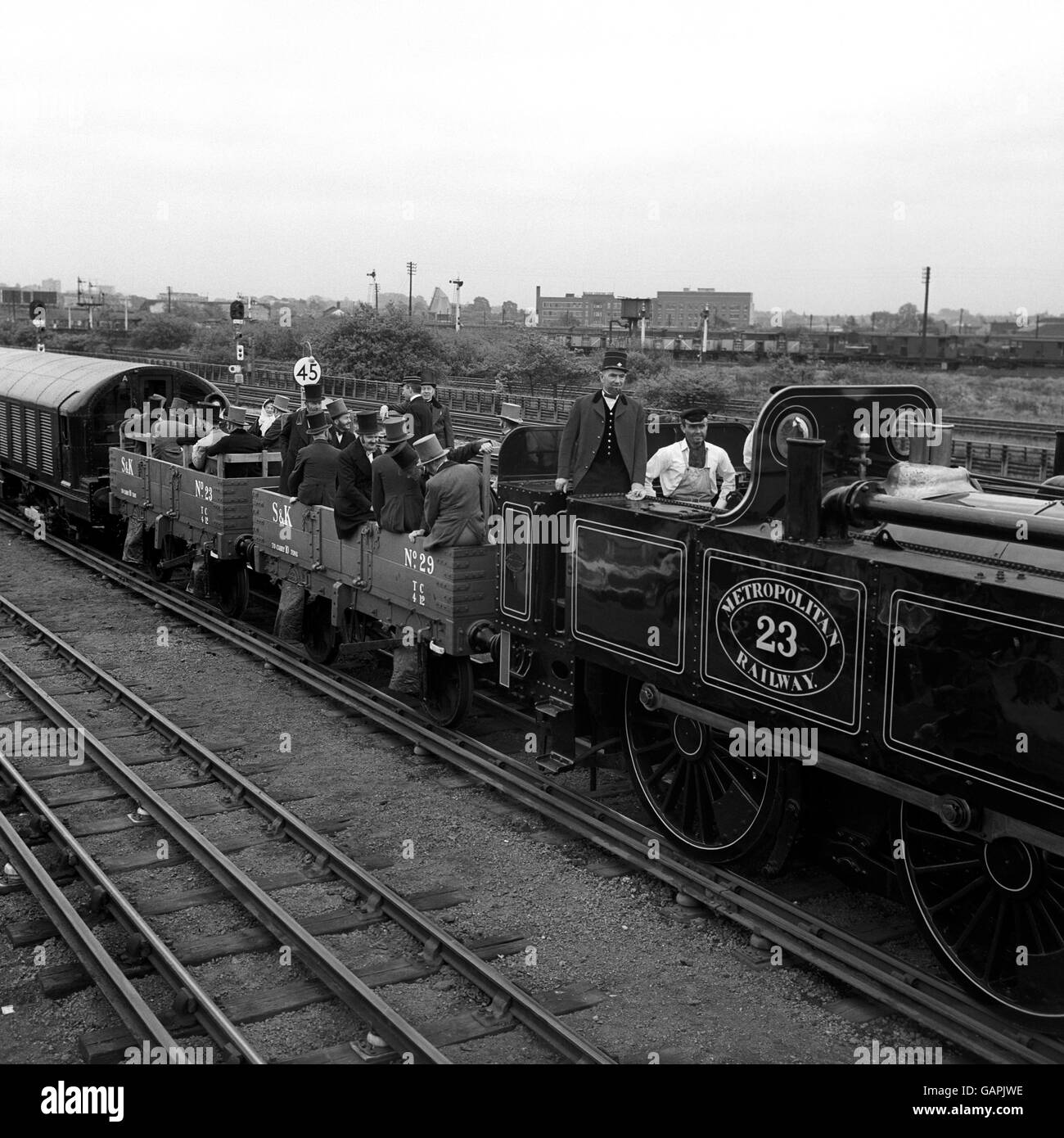 British Railways - Vapore - Locomotiva - Londra - 1963 Foto Stock