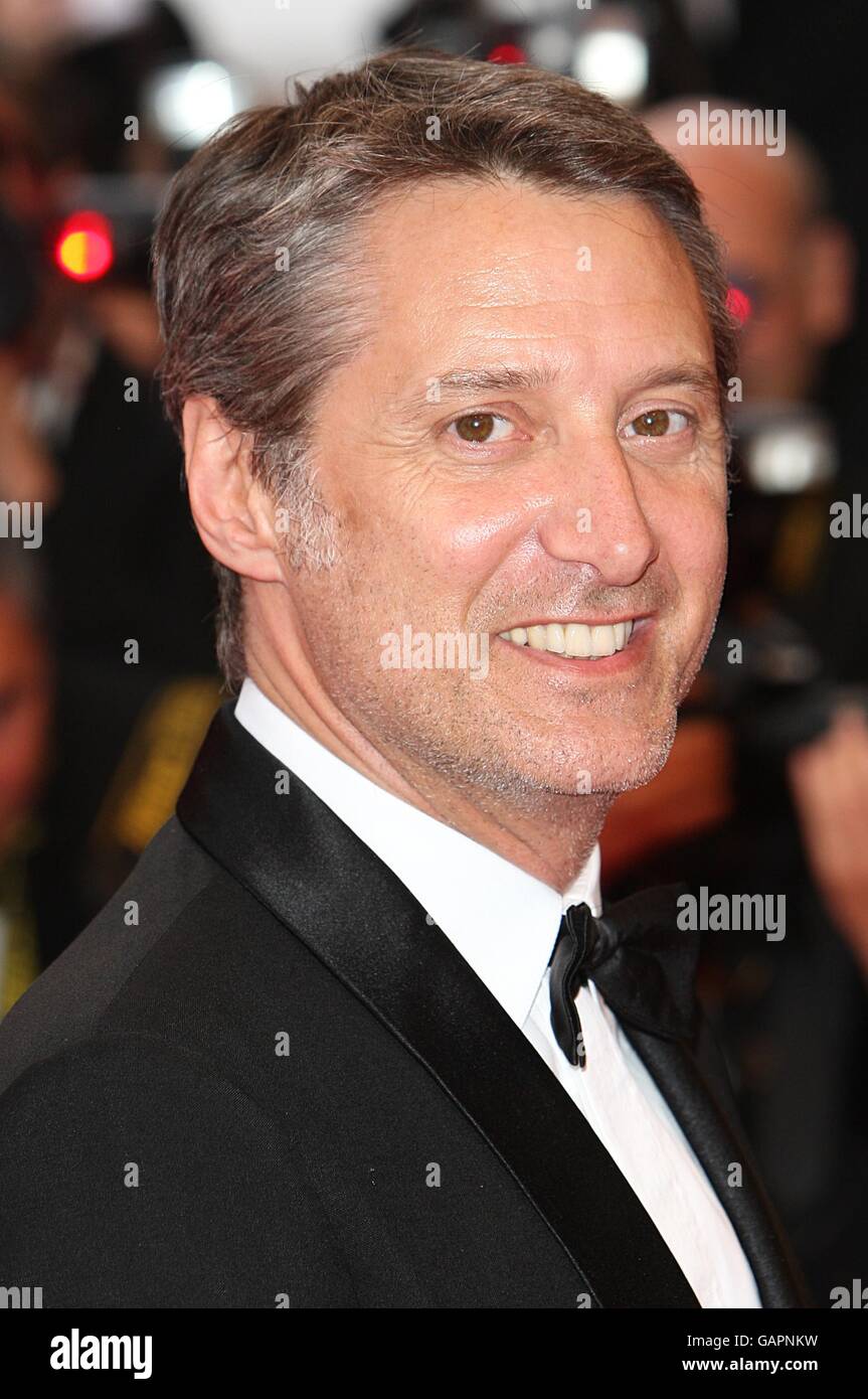 Antoine de Caunes arriva per la proiezione di 'Changeling' durante il 61° Festival del Cinema di Cannes, Francia. Foto Stock