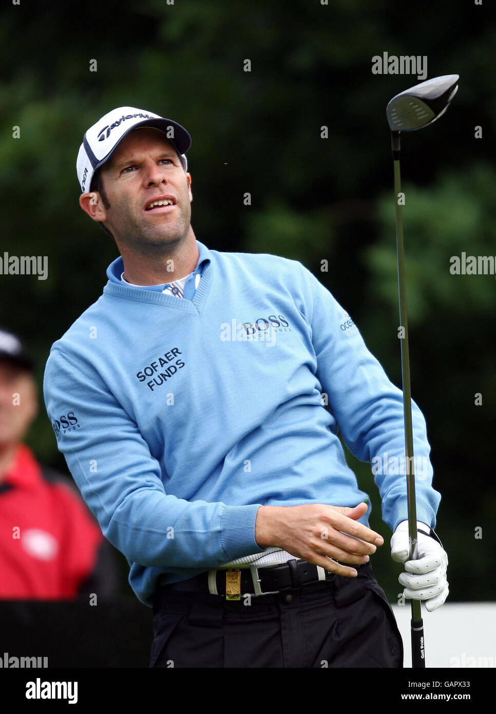 Golf - The Celtic Manor Wales Open 2008 - Round One - The Celtic Manor Resort. Bradley Drege del Galles durante il Round uno dei 2008 Celtic Manor Wales Open al Celtic Manor Resort di Newport. Foto Stock