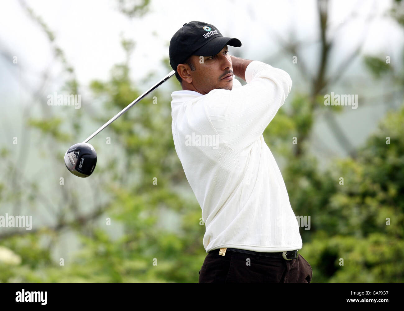 Golf - The Celtic Manor Wales Open 2008 - Round One - The Celtic Manor Resort. India's Jeev Milkha Singh durante il Round uno dei 2008 Celtic Manor Wales Open al Celtic Manor Resort di Newport. Foto Stock