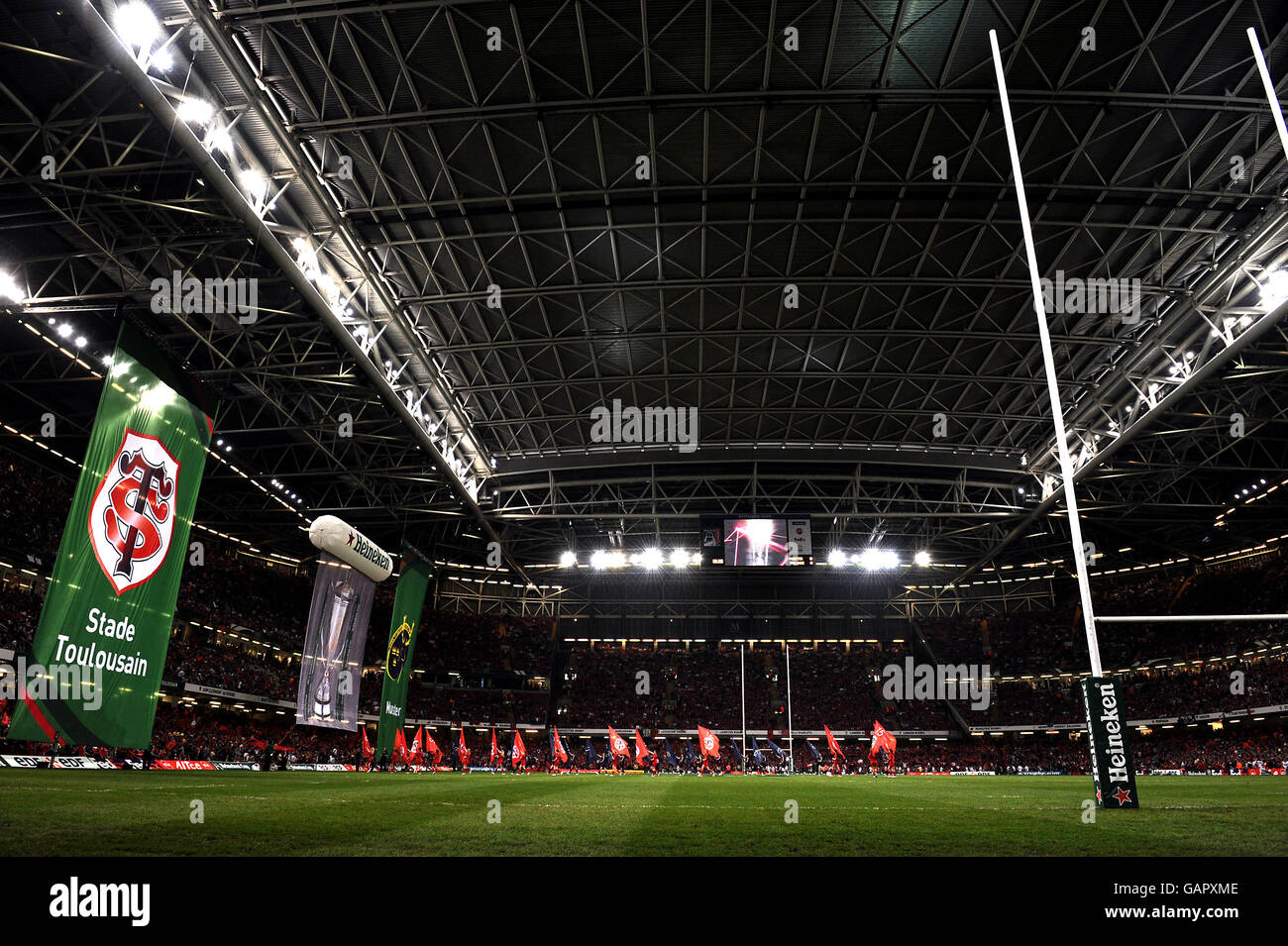 Il Rugby - Heineken Cup - finale - Munster v Toulouse - Millennium Stadium Foto Stock