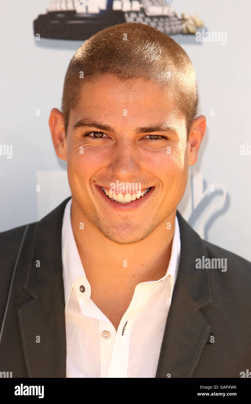 Sean Faris arriva al MTV Movie Awards 2008, Universal Studios, Los Angeles, California. Foto Stock