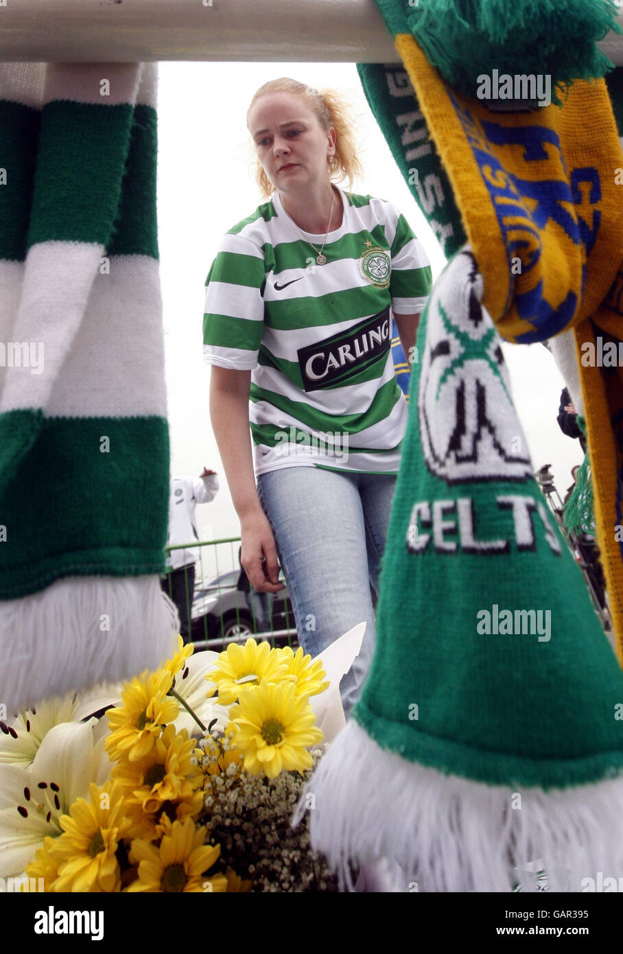 Calcio - Tommy Burns omaggi - Celtic Park Foto Stock