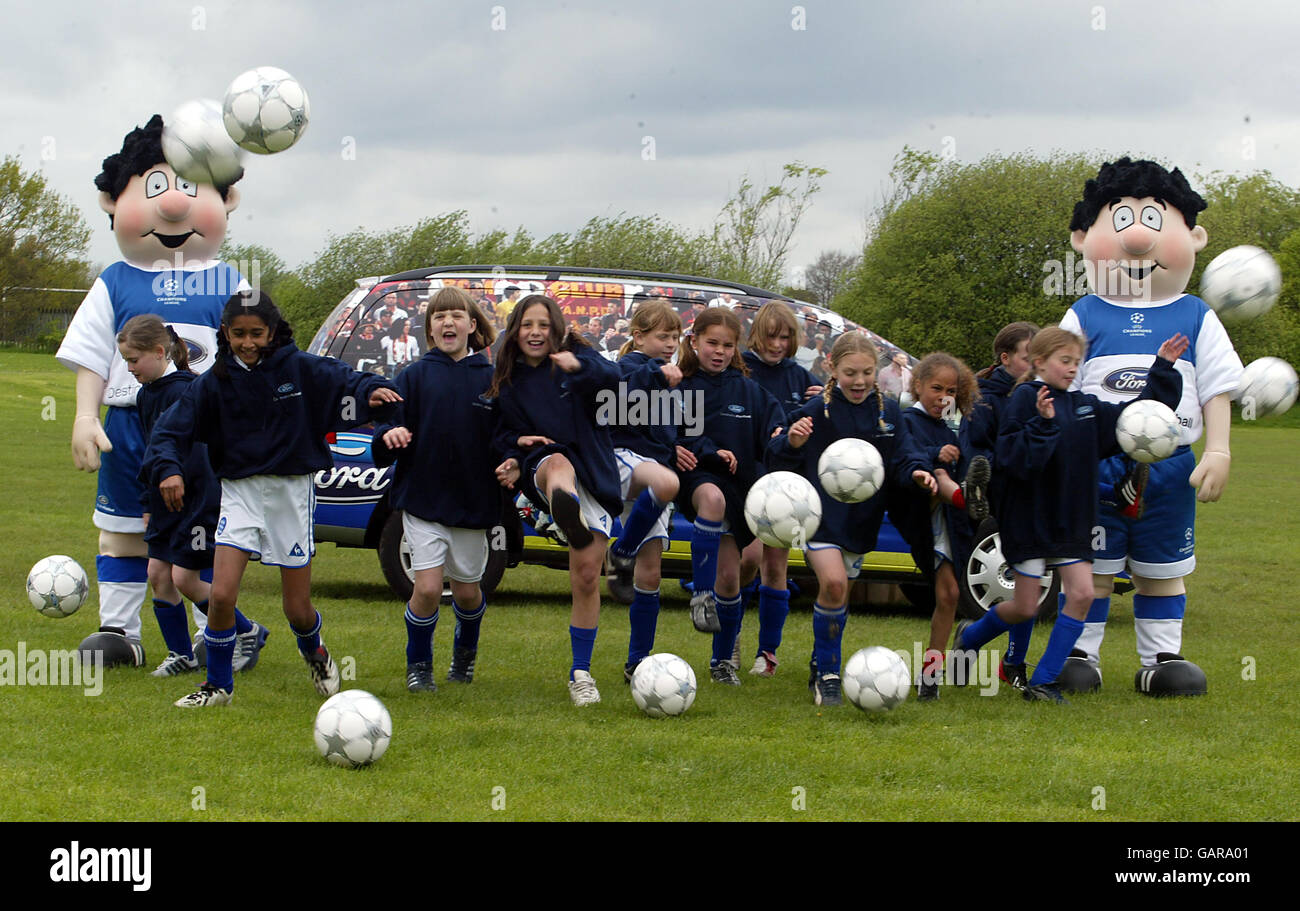 Calcio - Ford vincitori del concorso. Vincitori del Ford Competition Foto Stock