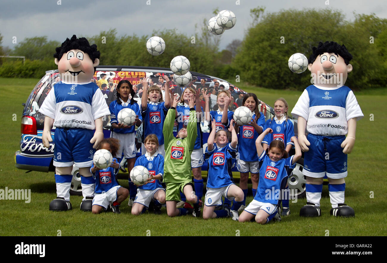 Calcio - Ford i vincitori del concorso Foto Stock