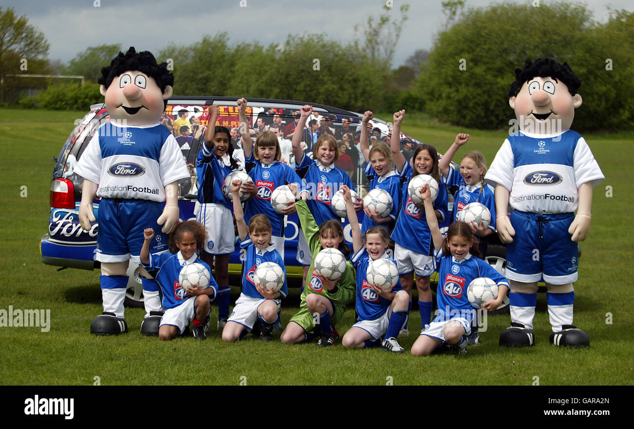 Calcio - Ford vincitori del concorso. Vincitori del Ford Competition Foto Stock