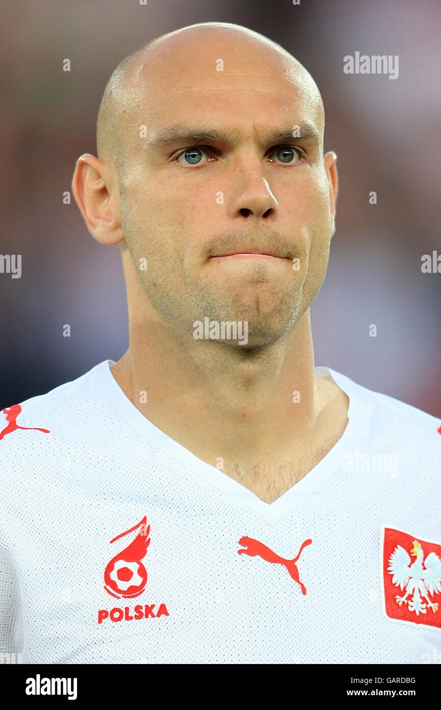 Calcio - Campionato europeo UEFA 2008 - Gruppo B - Austria / Polonia - Stadio Ernst Happel. Mariusz Jop, Polonia Foto Stock