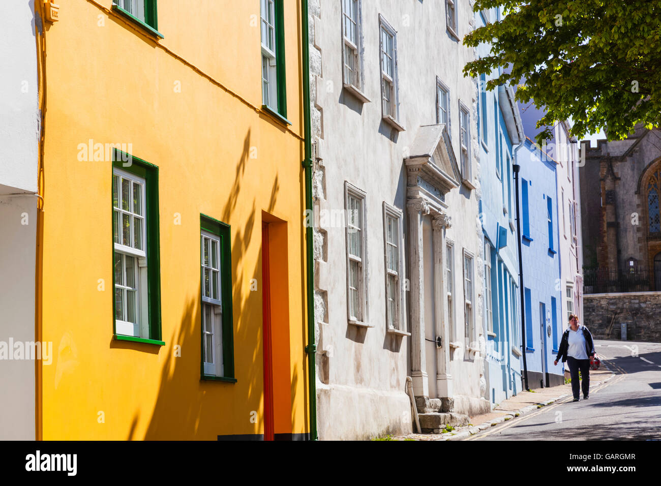 Inghilterra, Dorset, Lyme Regis, Scene di strada Foto Stock