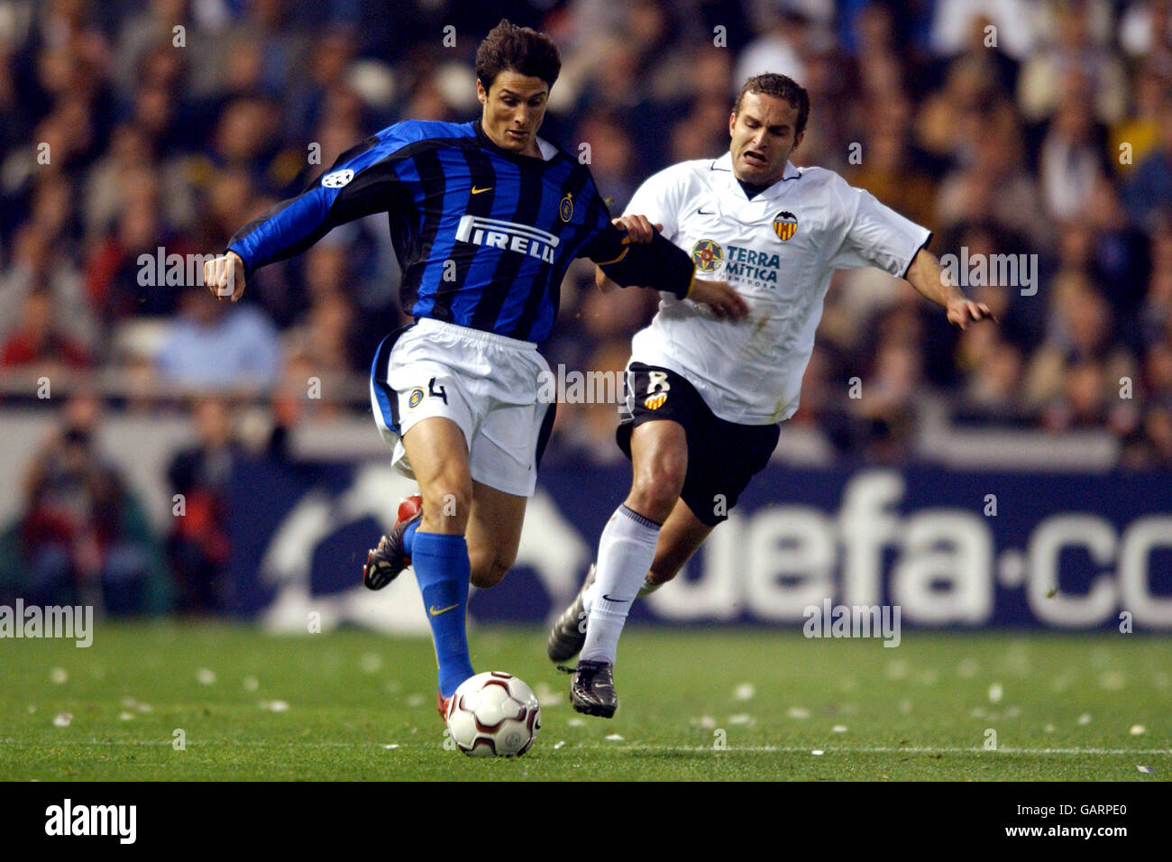 Soccer - UEFA Champions League - Quarti di Finale - Seconda tappa - Valencia V Inter Milan Foto Stock