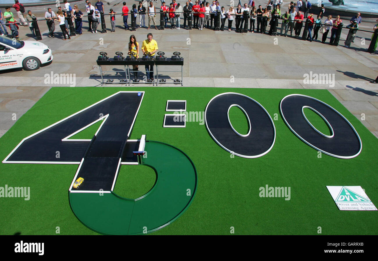 DVLA premio fiscale disegnare Foto Stock