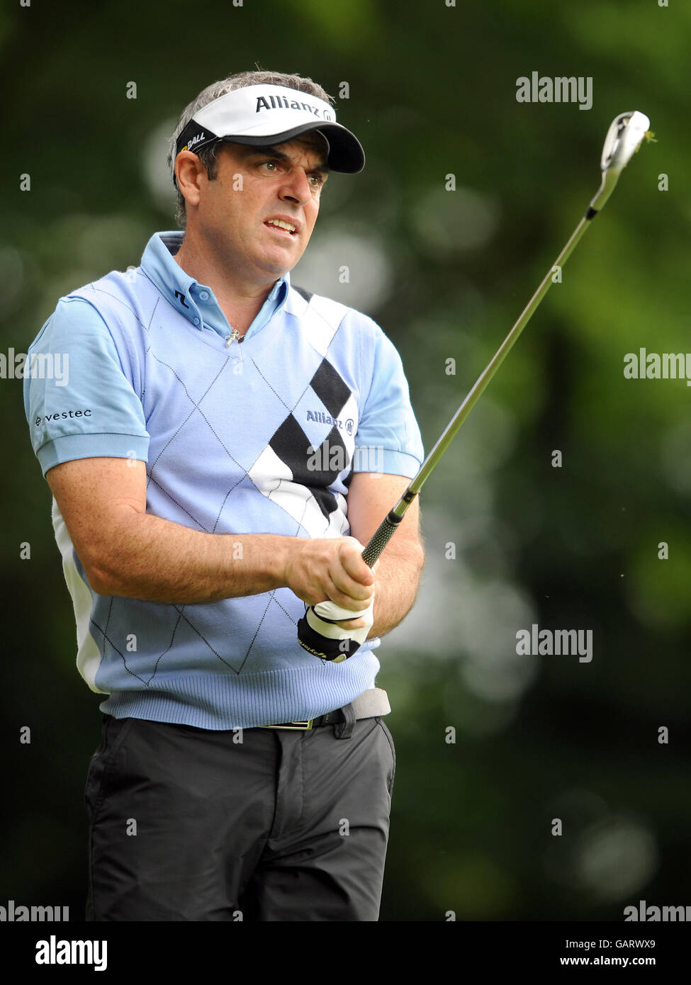 Golf - BMW PGA Championship 2008 - Round Four - Wentworth Golf Club - Virginia Water. Paul McGinley in azione durante il Campionato BMW PGA a Wentworth Foto Stock