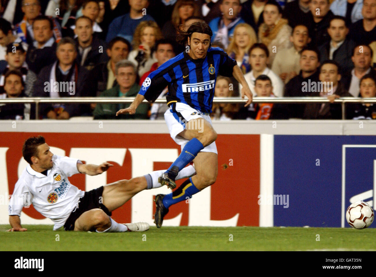 Soccer - UEFA Champions League - Quarti di Finale - Seconda tappa - Valencia V Inter Milan Foto Stock