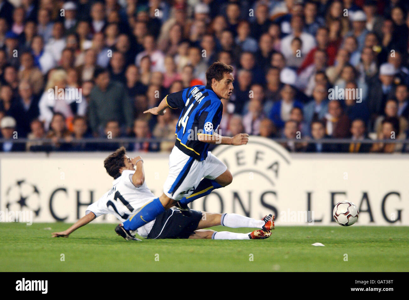 Soccer - UEFA Champions League - Quarti di Finale - Seconda tappa - Valencia V Inter Milan Foto Stock