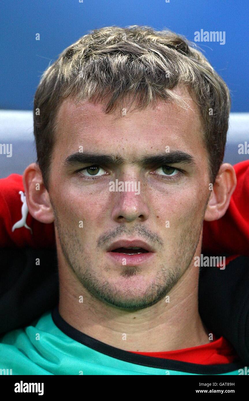 Calcio - Campionato europeo UEFA 2008 - Gruppo B - Austria / Polonia - Stadio Ernst Happel. Erwin Hoffer, Austria Foto Stock