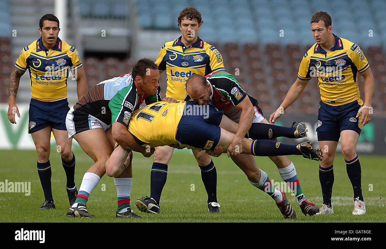 Rugby League - engage Super League - arlecchini v Leeds rinoceronti - Twickenham Stoop Foto Stock