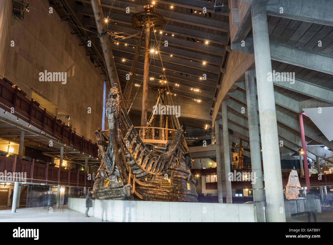 Stoccolma, Svezia - 01 Aprile 2016: Il Museo Vasa è un museo marittimo di Stoccolma, Svezia. Il museo espone il solo alm Foto Stock