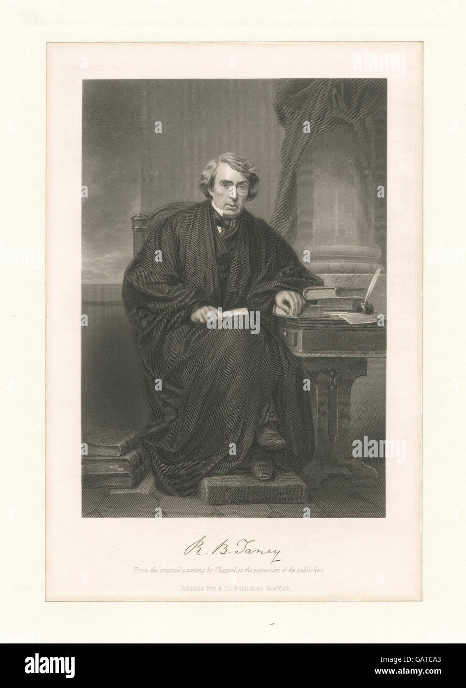 R. B. (Roger Brooke Taney) ( Ade-280286-1253541) Foto Stock