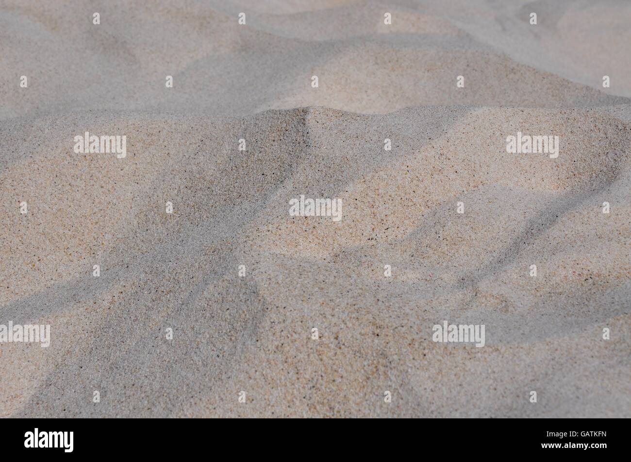 Primo piano la natura astratta di immacolate dune di sabbia la texture a Lancelin dune di sabbia in Australia Occidentale. Foto Stock