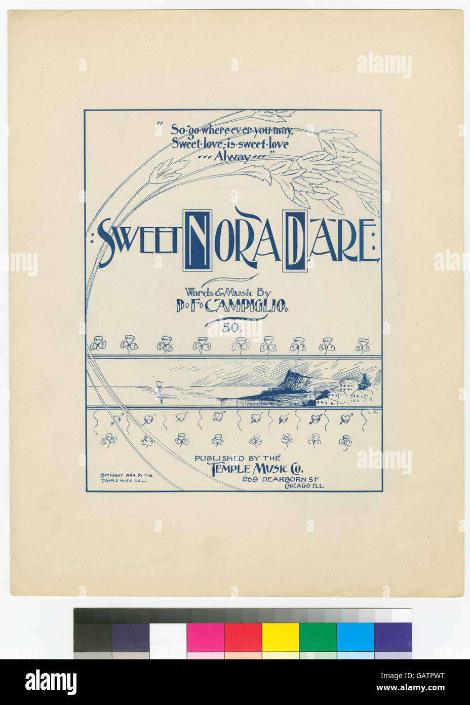 Un personaggio o una figura di nome Nora dare, probabilmente associato a una natura dolce, innocente o accattivante, che riflette un senso di fascino o romanticismo. Foto Stock