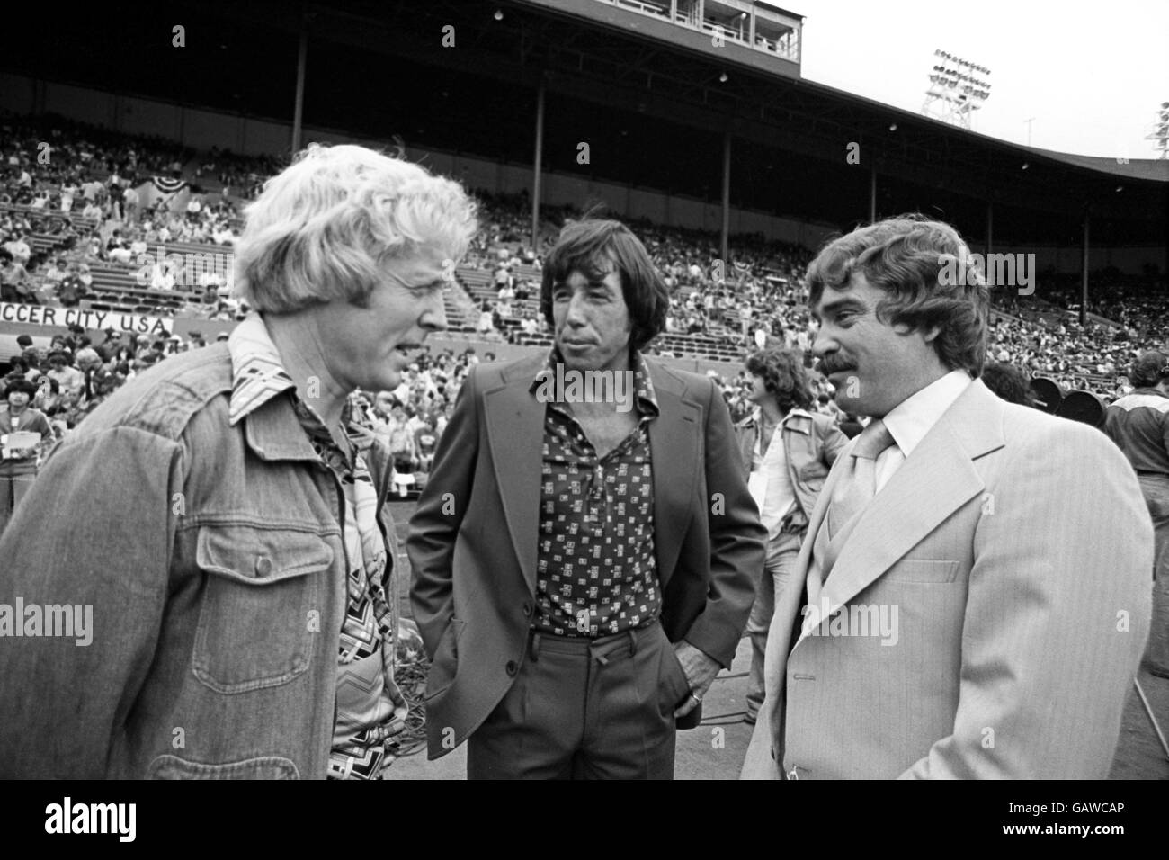 American Soccer - NASL - SoccerBowl '77 - New York Cosmos v sirene di Seattle Foto Stock