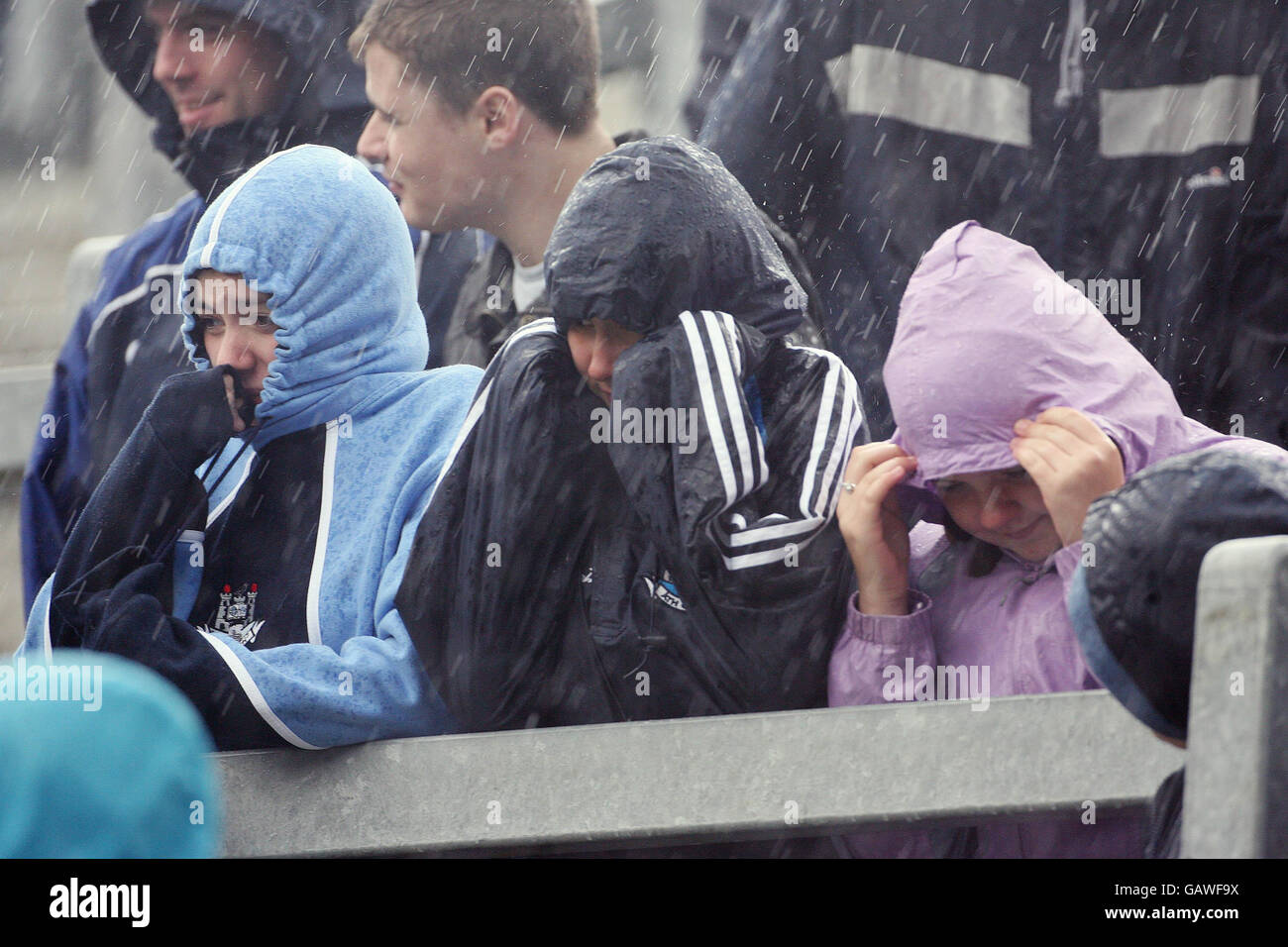 Storm hits Irlanda Foto Stock