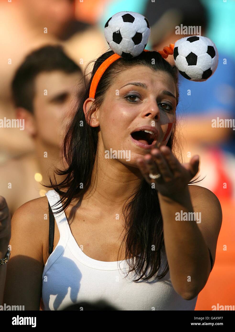 Soccer - UEFA campionato europeo 2008 - Quarti di Finale - Spagna v Italia - Ernst Happel Stadium Foto Stock