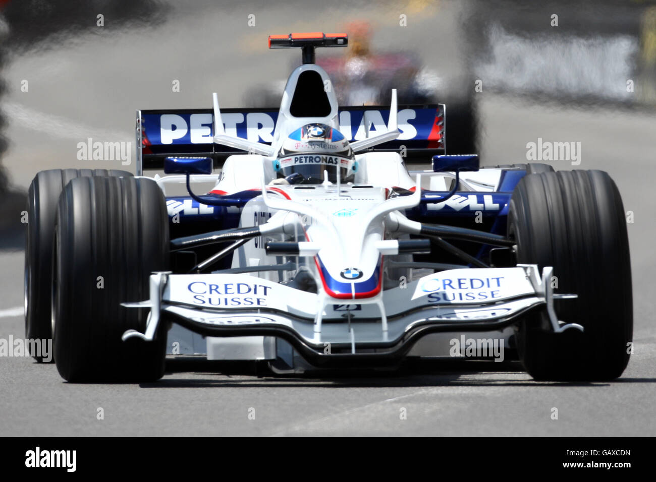 Formula uno Motor Racing - Gran Premio di Monaco - sessione di prove - Monte Carlo. Nick Heidfeld nella sua BMW Sauber durante le prove del giovedì per il Gran Premio di Monaco, Monaco Foto Stock