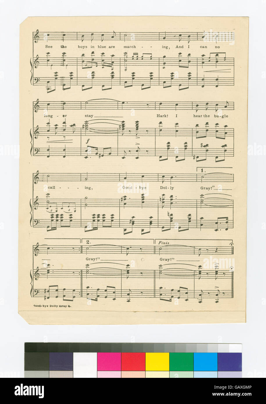 Una canzone che riflette addio e perdita, forse ambientata nel contesto di una relazione o di una separazione emotiva, enfatizzando la tristezza e l'addio. Foto Stock