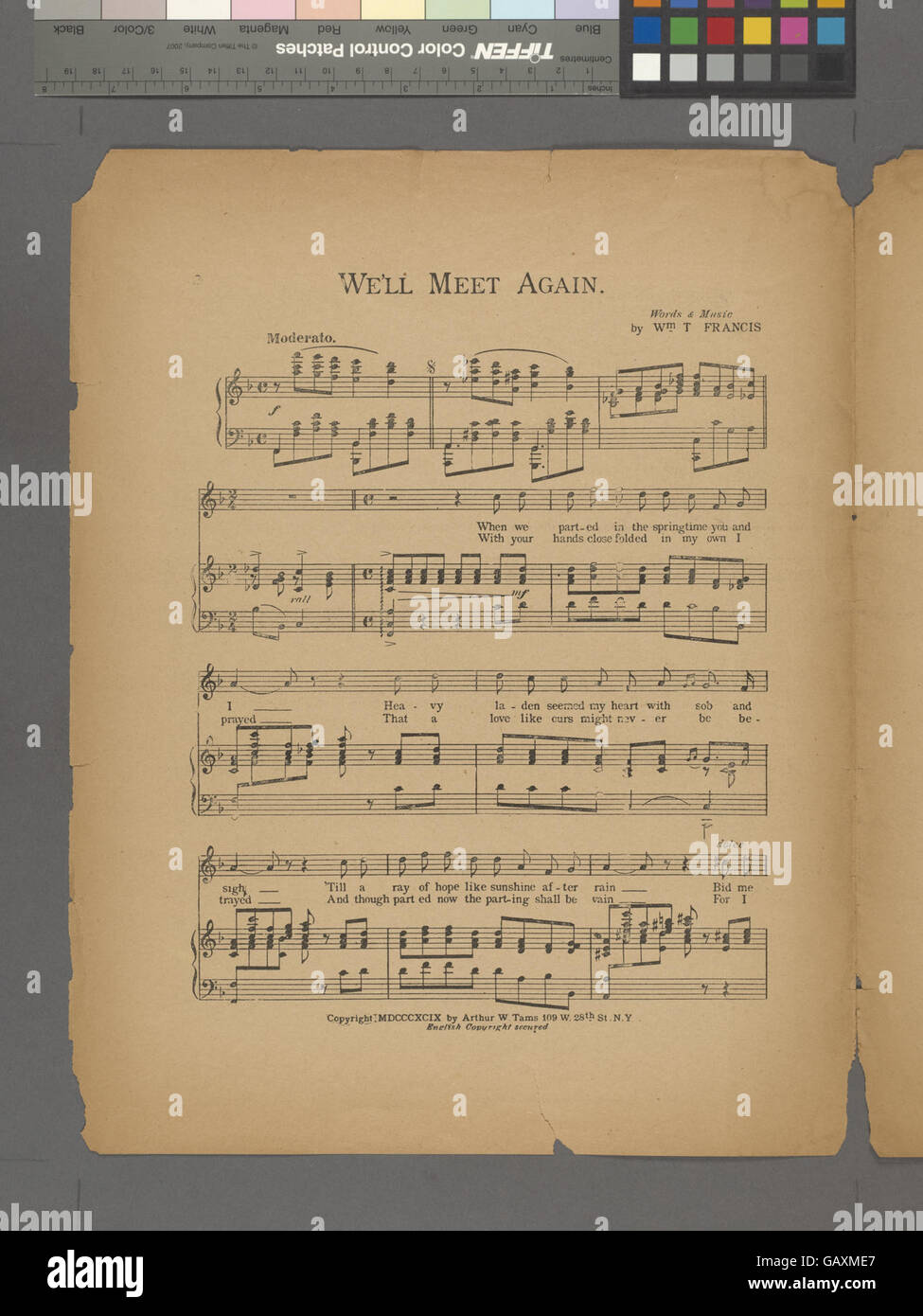 Questo titolo suggerisce una promessa di riunione, probabilmente riferendosi all'idea di riunirsi di nuovo dopo la separazione. Evoca temi di speranza, amore o connessione futura, possibilmente da una canzone o una storia. Foto Stock