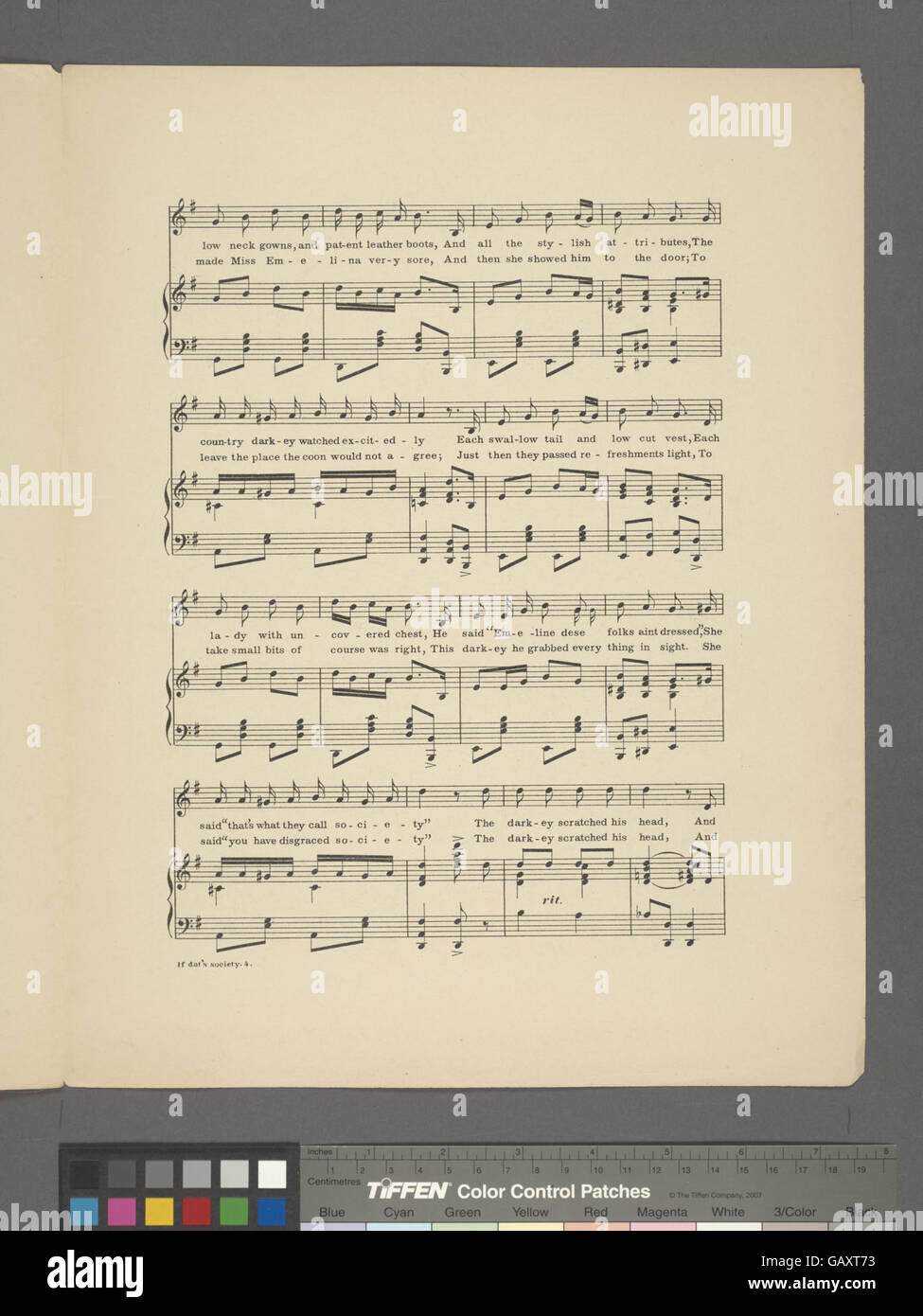 "Se è la società, mi scusi" sembra essere una dichiarazione o una canzone che esprime malcontento per le norme o le convenzioni sociali, che riflettono la ribellione o la critica della società. Foto Stock